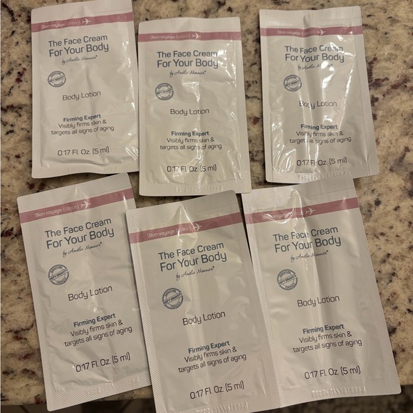 Other - 6 The Face Cream for Your Body travel packets